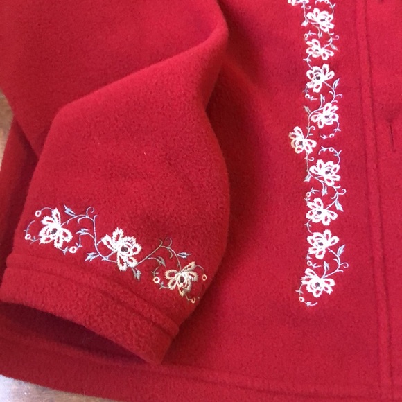 Vintage L.L. Bean POLARTEC fleece with cute embroidery. - Picture 5 of 7